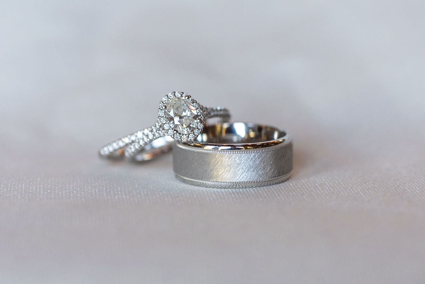 close up detail image of rings