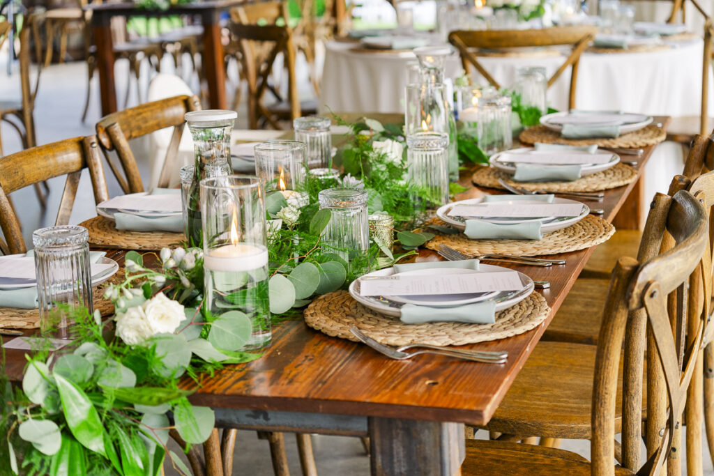 reception table details