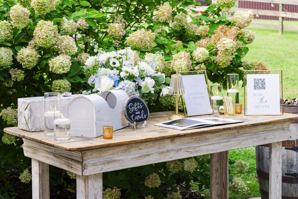 signing table The Farm A Gathering Place
